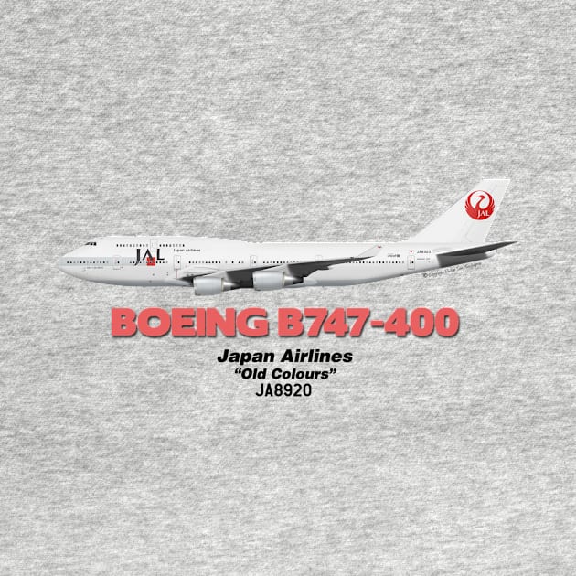 Boeing B747-400 - Japan Airlines "Old Colours" by TheArtofFlying